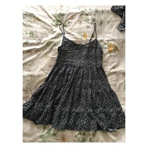 navy babydoll dress